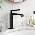 thumbnail image 1 of Modern Single-Hole Single-handle Bathroom Faucet with Drain Assembly, 1 of 9
