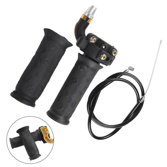 9Cm 49Cc 2-Stroke Throttle Grip With Cable For Pocket Dirt Bike Atv Tool Parts