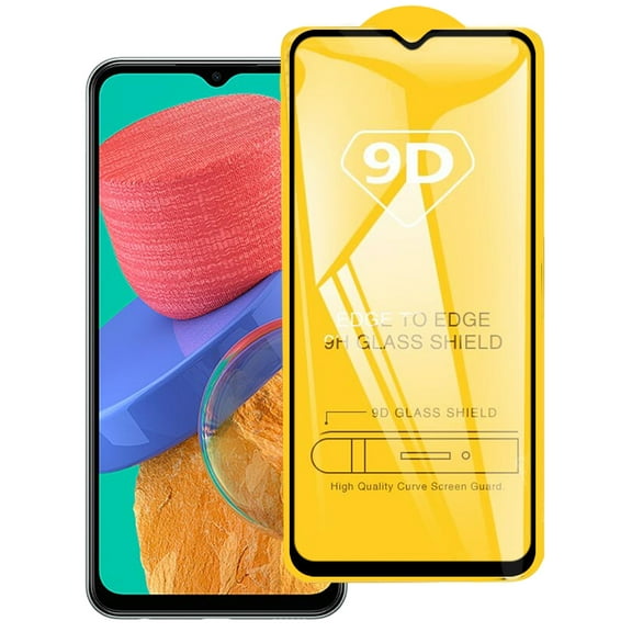 9D Full Glue Screen Tempered Glass Film For Samsung Galaxy M33 / M23 / F23 / A13 / M13 / F13 / / / For Samsung Galaxy M33 / M23 / F23 / A13 / M13 / F13 / Jump2 / M13 4G / A23 5G (1 PC)