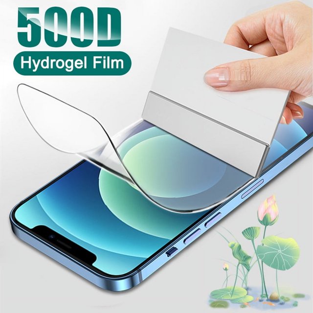 9D Full Protection Hydrogel Film For Apple 11 12 13 mini Pro Max X XS