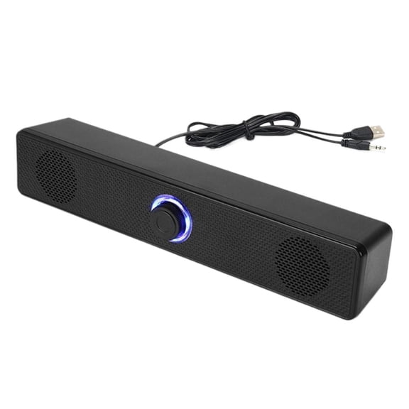 9D Surround Sound Bluetooth 5.3 Computer Speakers, Wired/Wireless Multimedia Speakers with Mirrored Design, Noise Reduction for PC/Laptop/TV