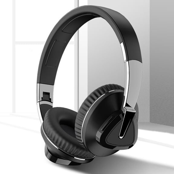 9D Surround Sound Wireless Headphones, Deep Bass and Hi-Fi Stereo Sound, Wired Option, Foldable Design, Type-C Connector - Comfortable Earmuffs, Soft Ear Cushions, Four Stylish Colors to Choose From