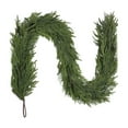 thumbnail image 1 of 9FT Christmas Garland for Decoration Home Indoor Outdoor, Realistic Christmas Pine Garland Artificial Real Touch Greenery Cedar Garland Mantel Window Table Holiday Thanksgiving Winter Xmas Décor, 1 of 5