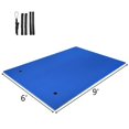 9FT Floating Water Pad 3 Layer Mat Float Island Pool Lake Beach Utility