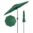 thumbnail image 1 of 9FT Outdoor Patio Umbrella with Double-Layer Vented Canopy, UPF 50+ UV Protection, 8-Rib Steel Frame, Crank & Tilt Mechanism, Detachable Pole, Backyard, Deck, or Poolside, 1 of 7