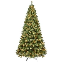 9FT Pre-Lit Christmas Tree, Bringstar Hinged Artificial Trees 1930 Premium PVC Branches, 650 Lights