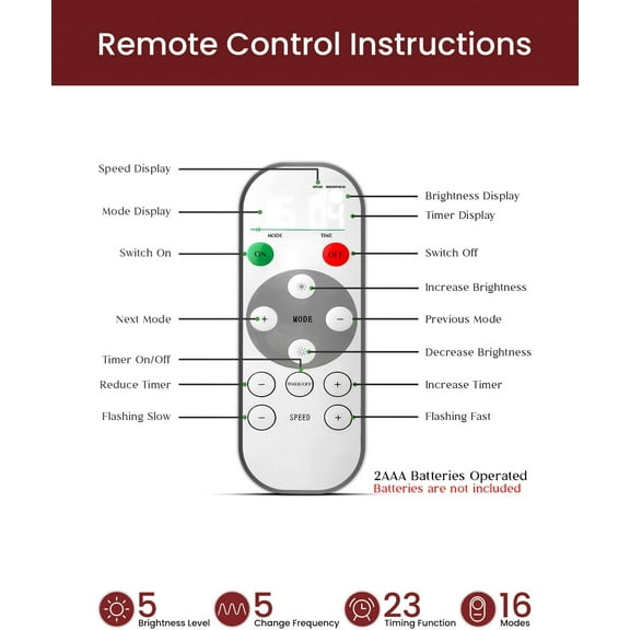 9FT Prelit Artificial Christmas Garland with Dual Color LED Lights and Timer by Remote Control and Batteries Operated for Mantle Stairs Fireplace Door Xmas Decoration, Indoor Outdoor, Green