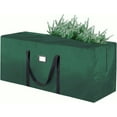 thumbnail image 1 of 9 ft Christmas Tree Storage Bag , for Big Artificial Xmas Tree/Holiday Trees, Green (60X20X30in), 1 of 7