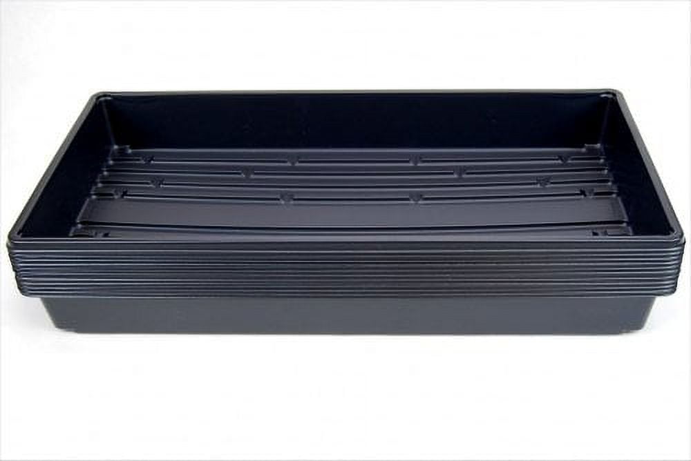 9GreenBox 20" x 10" Plant Germination Trays with No Drain Holes (10 Pack)
