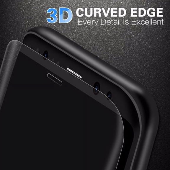 9H 3D curved tempered glass screen protector for Samsung S8 Phone HD J18