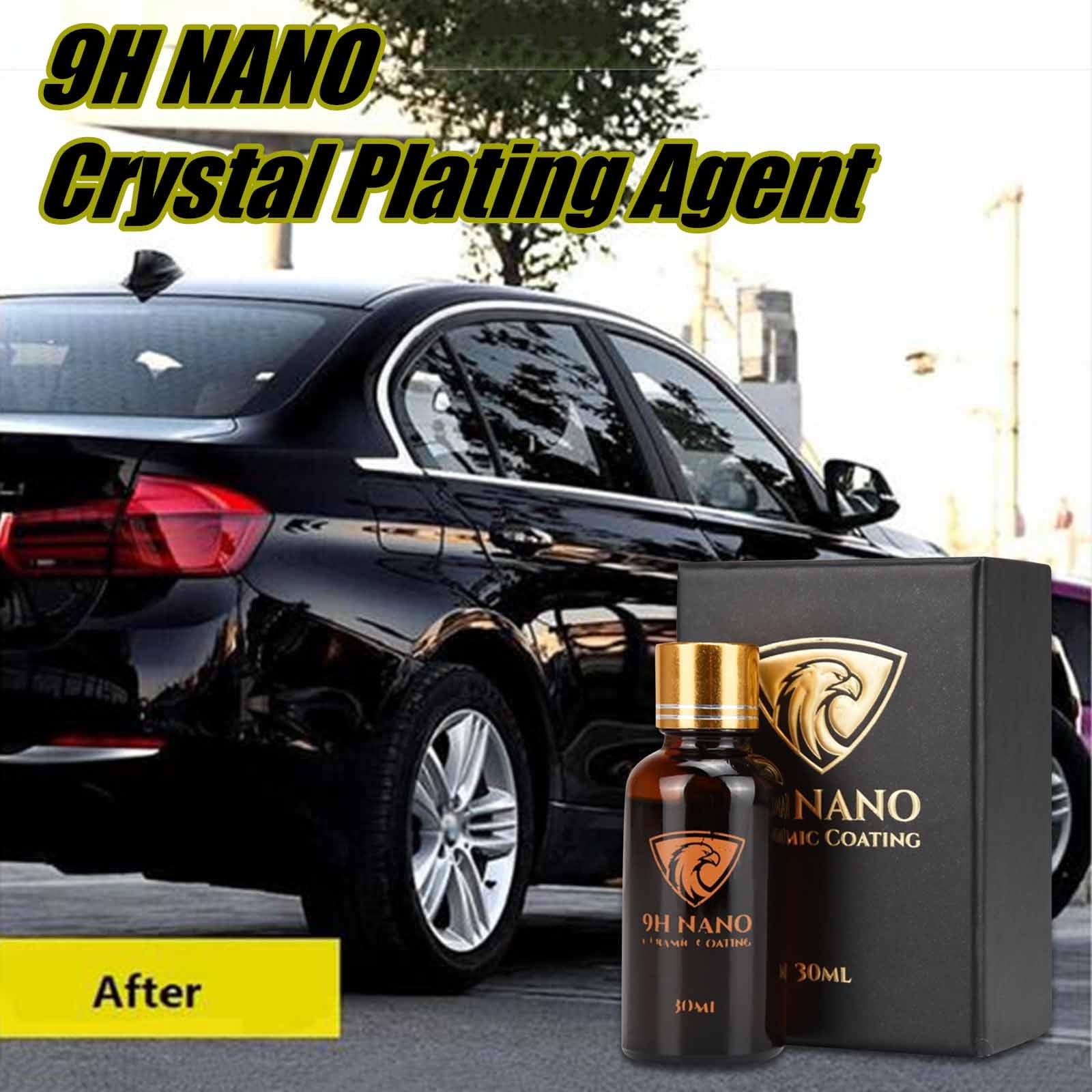9H Car Coating Agent Crystal Plating Nano Glass Polishing Hydrophobic Paint  Care Film Anti-Aging Non-Scratch Accessories - AliExpress
