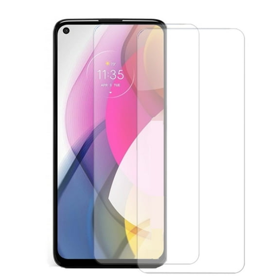 9H Hardness Screen Protector for Moto G Stylus (2021) - 2PCS Ultra Clear Screen Tempered Glass Protective Film for Motorola Moto G Stylus 2021