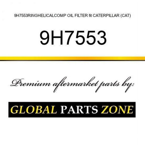 9H7553RING,HELICAL,COMP OIL FILTER fit CATERPILLAR (CAT)