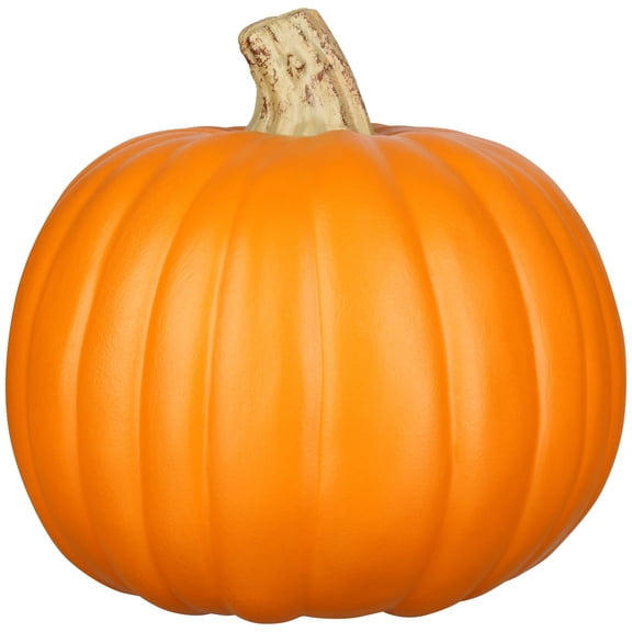 Pumpkin Decoration, Orange, 9", Halloween by Way To Celebtate