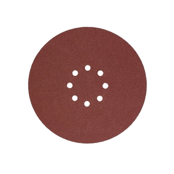 9Inch 225mm 8 Hole Sandpaper Sanding Disc With Flocking Backing For Wood Metal Plastic Surfaces Grinding