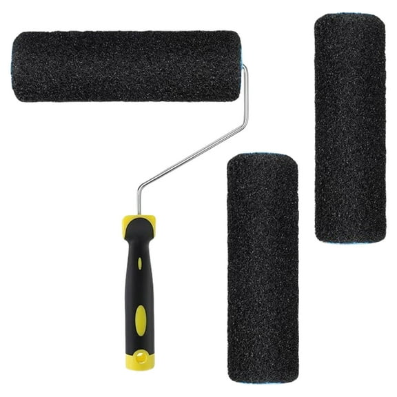 9Inch Drywall Roller Set Includes 3 Covers and Frame for Easy Painting