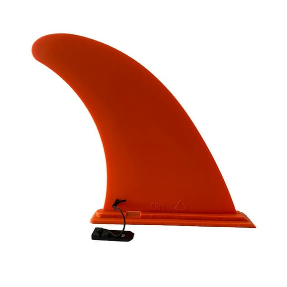 9Inch Surf Water Wave Fin Board Surfboard Tail Fin Splitter Slide-In Central Fin Orange