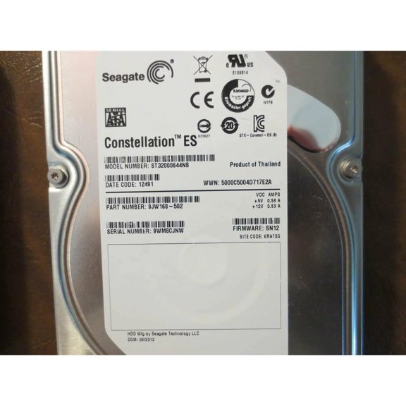 9JW168-502 9JW168-502 SEAGATE CONSTELLATION ES 2TB 7.2K 3G LFF SATA HARD DRIVE