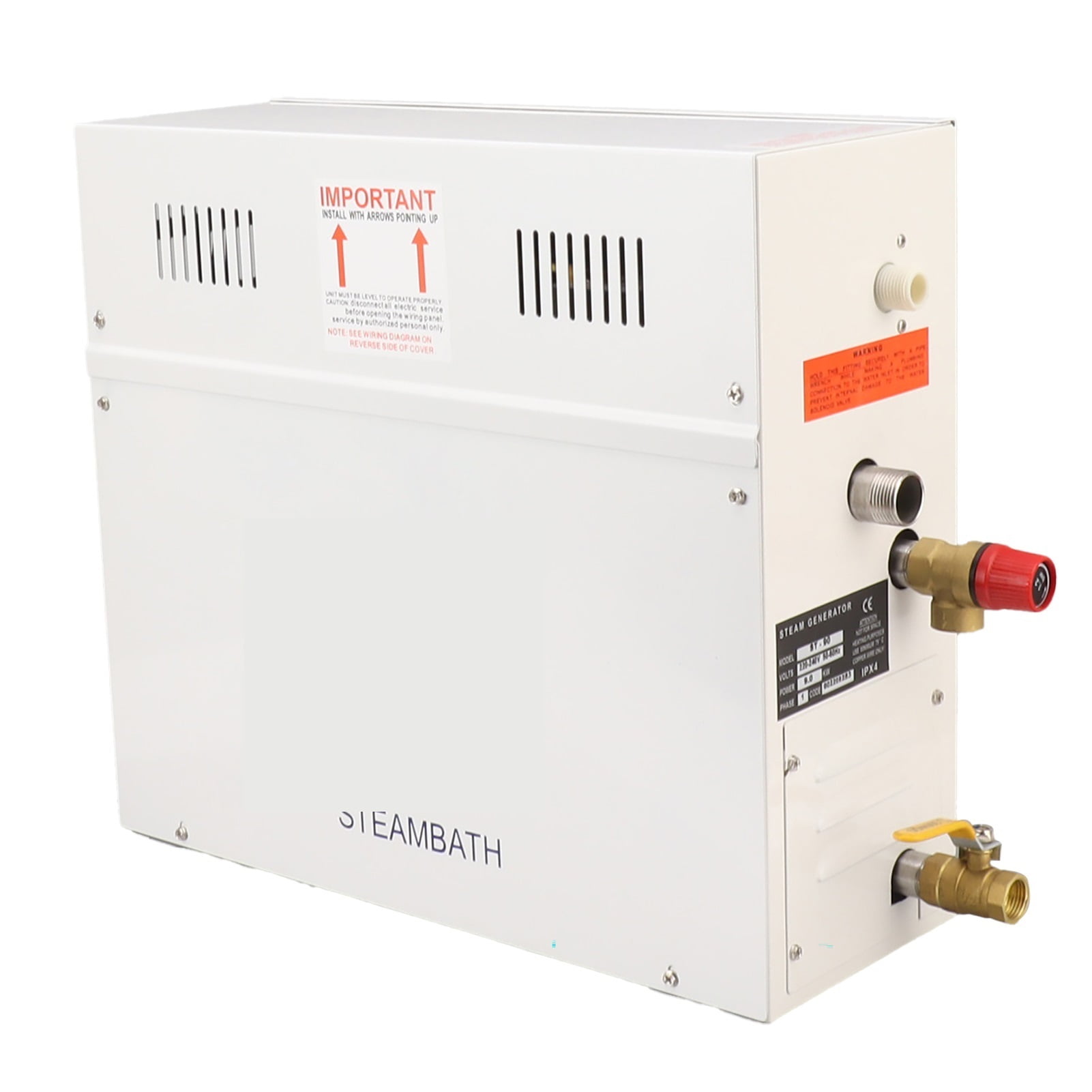 9KW Bathroom Sauna Machine, Steam Generator Self Draining Steam Shower ...