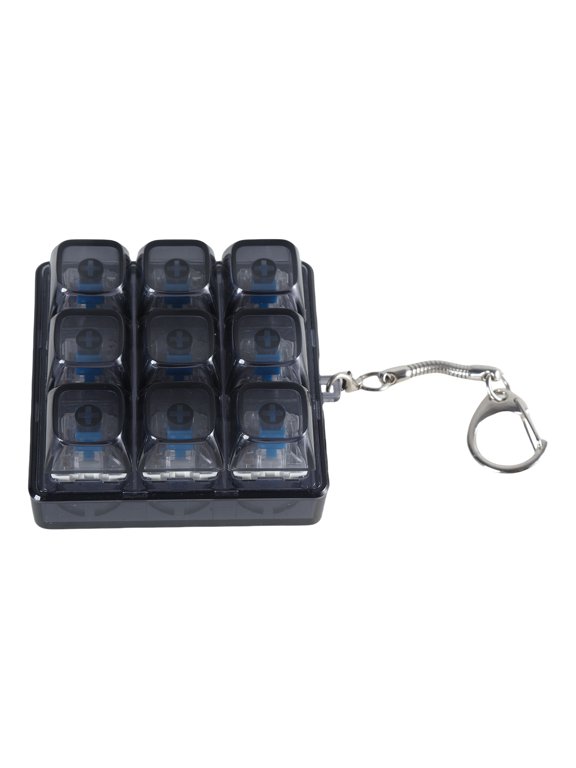 9Key XDA Profile Translucent Keycap Tester Keyboards Switches Tester Keychains for Gamers and Programmers