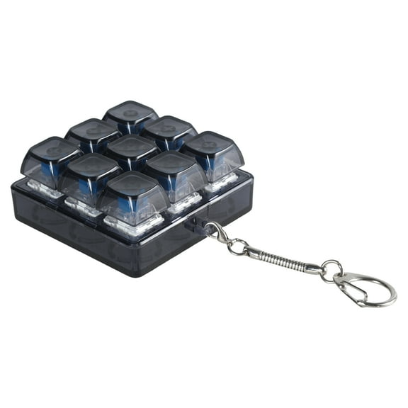 9Key XDA Translucent Keycap Tester Integrated Mechanical Keyboards Switches Tester for Coders and Office