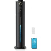 9L/2.38Gal Smart Humidifiers For Large Room,30dB Quiet Whole House Humidifier,Cover Up To 600ft² App/Remote Control,Humidifier For Bedroom,Humidifiers With Essential Oil Diffuser,12 H Timer,Black