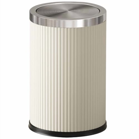 9L/2.3GAL Small Trash Can with Swing Lid,Fancy Gold Waste Paper Baskets ...
