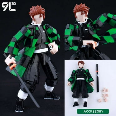 9L 3D Printed Anime Naruto One Piece Demon Slayer Dummy13 Lucky T13 Movable Shapeshift Action Figures Mannequin Toys Collectors