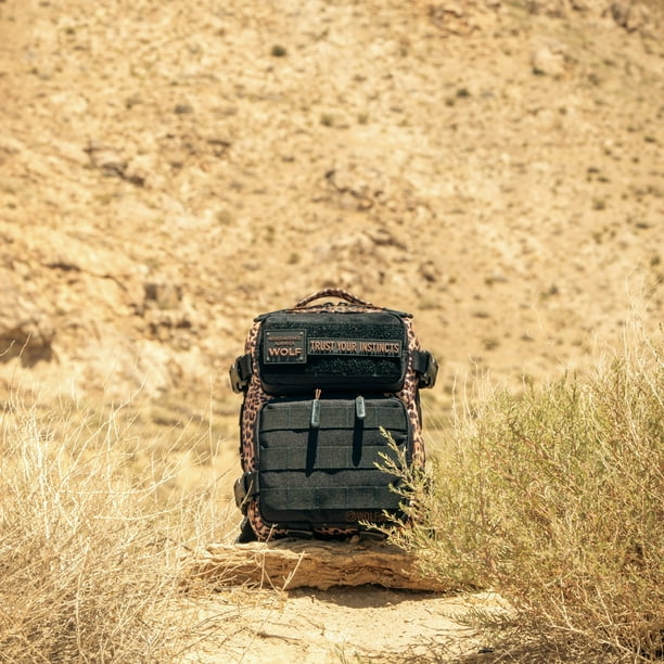 9L Backpack Mini Alpha Black Leopard Limited Edition - Walmart