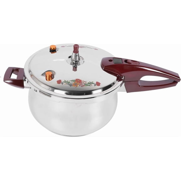 9L Stainless Steel Pressure Cooker for Induction - Fast Heat Conduction Multi-Function Pot with Safety Valve