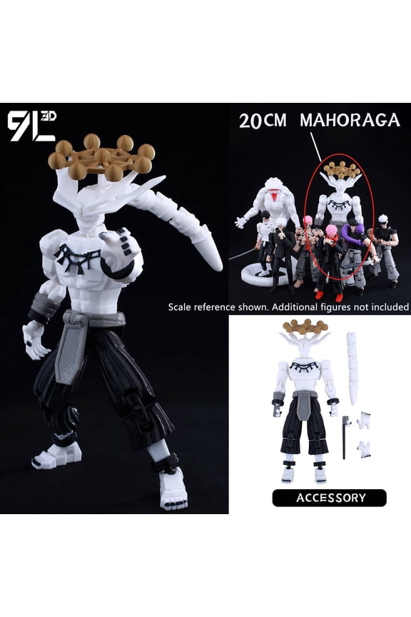​ 9L3D Lucky13 Gojo Sukuna Jujutsu Fushiguro Toji Gojo Satoru Action Figure Dummy13 T13 Multi-Jointed Collectible Toys Titan13