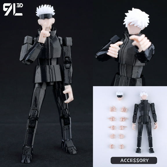  9L3D Lucky13 Gojo Sukuna Jujutsu Fushiguro Toji Gojo Satoru Action Figure Dummy13 T13 Multi-Jointed Collectible Toys Titan13