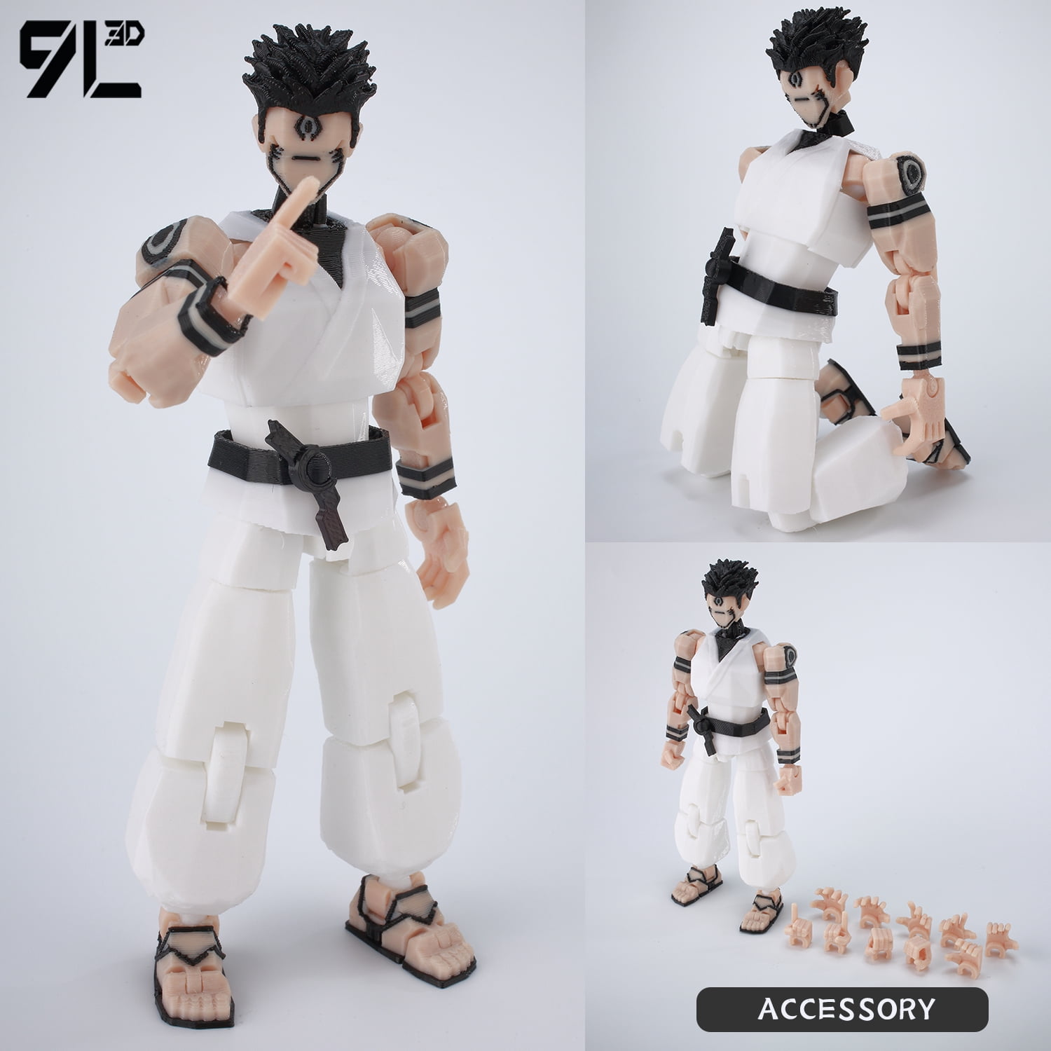 9L3D Lucky13 Gojo Sukuna Jujutsu Fushiguro Toji Gojo Satoru Action