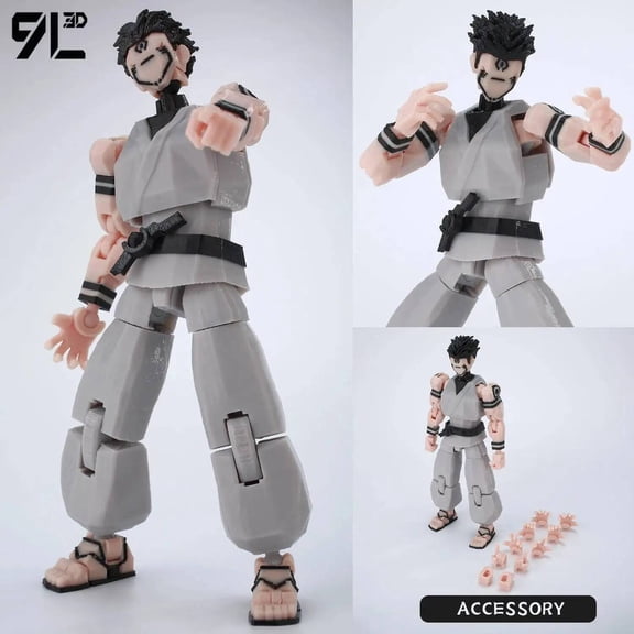 9L3D Printed Anime Sukuna Yuji Yuta Satoru Gojo Lucky Dummy 13 Movable Shapeshift Action Figures Mannequin Toys