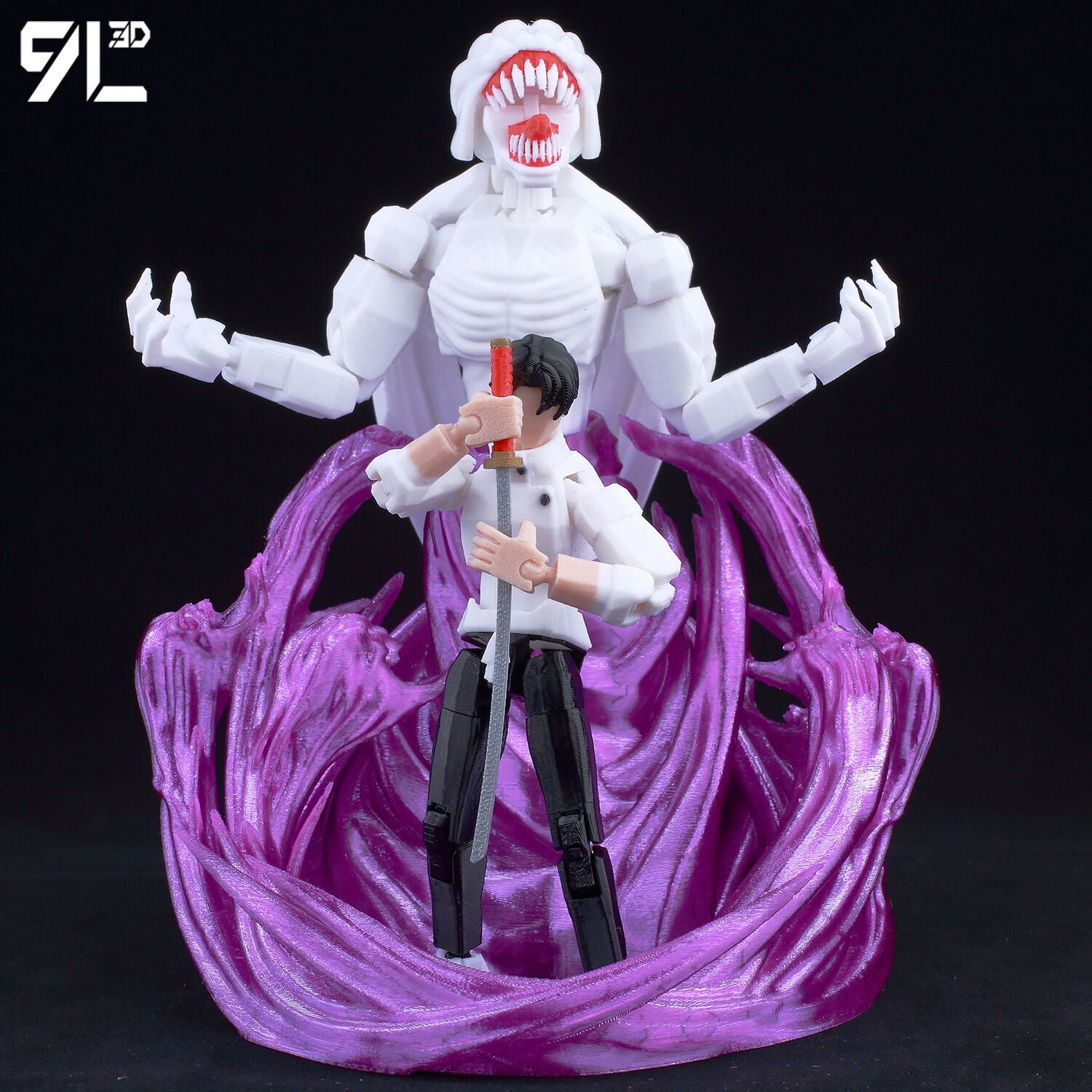 【Lucky様】no.13 9L3D Titan13 Sukuna Cursed King Figure LUCKY13 Anime Action