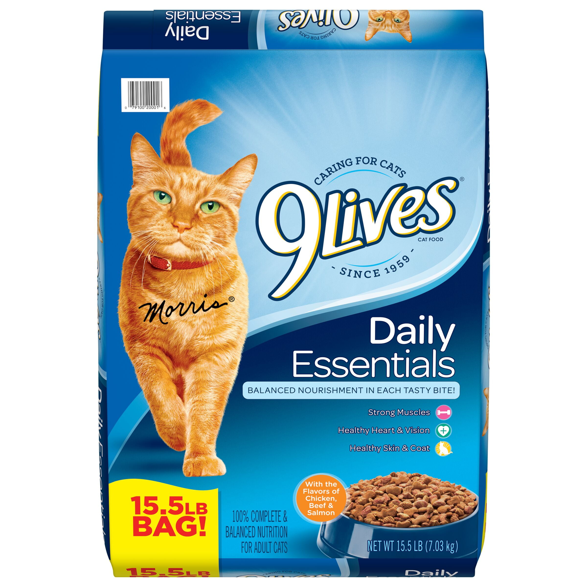 9Lives Daily Essentials Dry Cat Food, 20-Pound Bag 