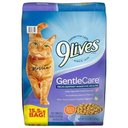 Purina Cat Chow Gentle Kibble for Sensitive Stomach Skin Dry Cat Food 3.15 lb. Bag Walmart