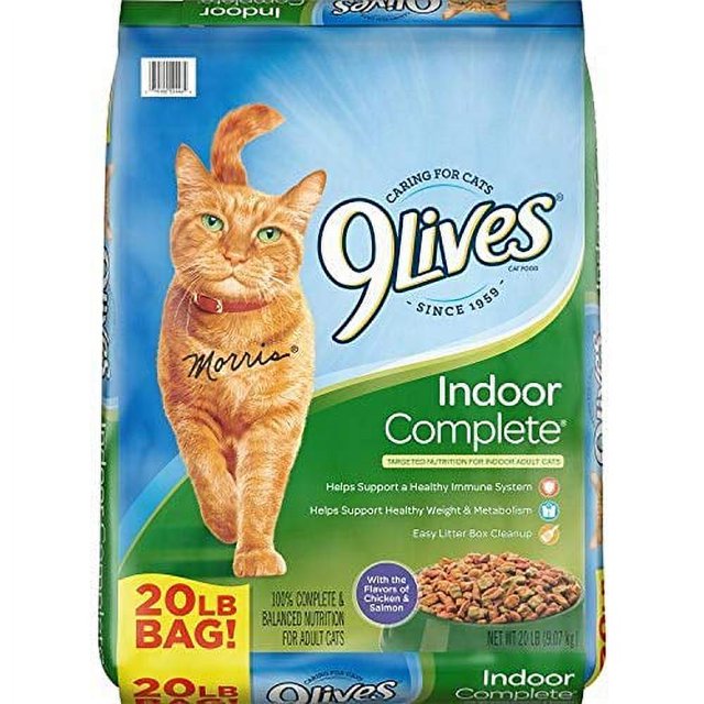 9Lives Tasteful Adult Indoor Complete Dry Cat Food, Hairball Control, Bagged, 20 Pounds