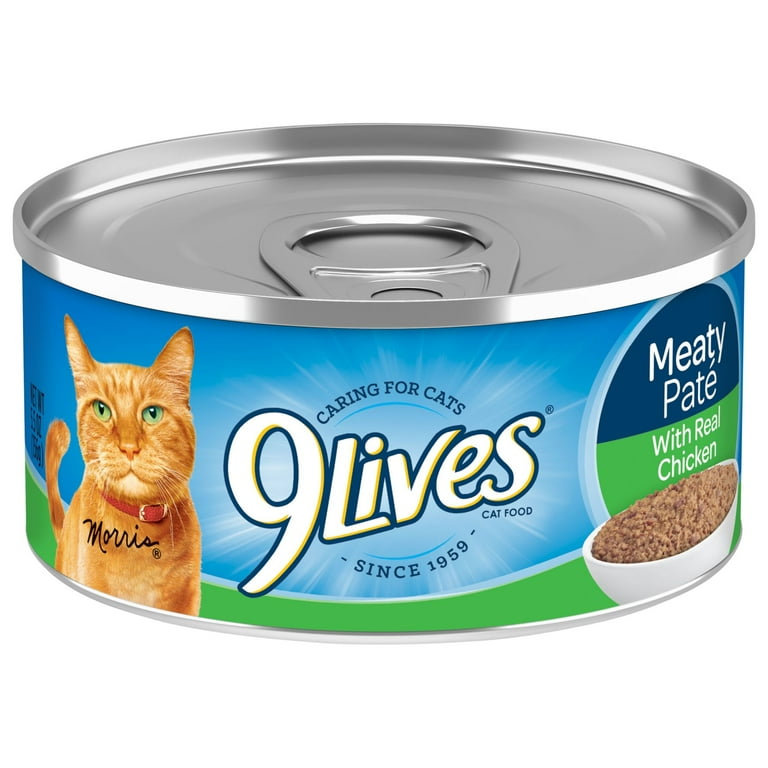 9 Lives Liverand Chicken Dinner Canned Cat Food