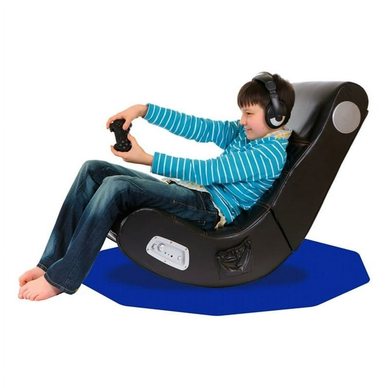 9Mat Polycarbonate 9 Sided Blue Gaming Chair Mat for Carpets up