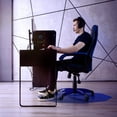 thumbnail image 1 of 9Mat® Polycarbonate 9-Sided Blue Gaming E-Sport Chair Mat for Hard Floors - 38" x 39", 1 of 5