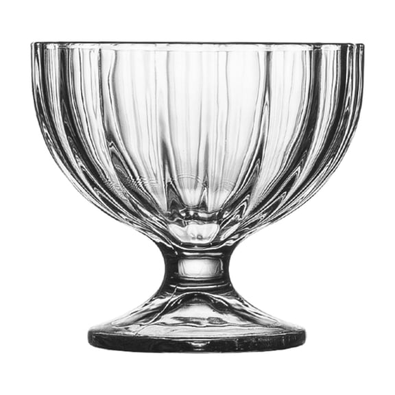 9Oz Glass Dessert Bowls & Cups, Clear Sundae Cups Lead-Free for Ice Cream, Fruit, Pudding, Small Snacks and Yogurt