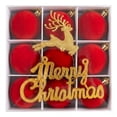 thumbnail image 1 of 9PC Christmas Velvet Balls 3.15" Flocked Christmas Hanging Ornaments Handmade Velvet Balls Xmas Tree Ornaments for Winter Party Holiday 8cm, 1 of 9