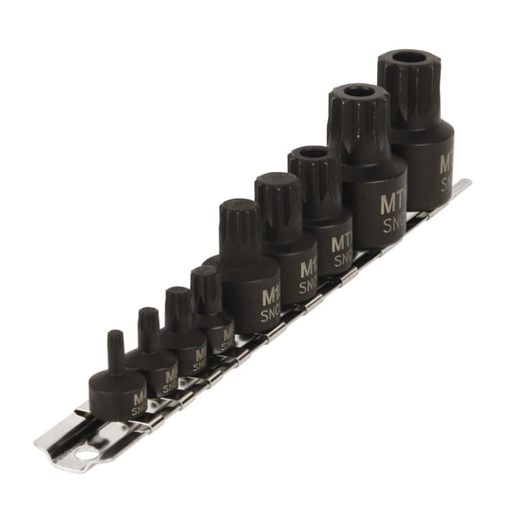Performance Tool W38965 9-Piece Impact 12-Point Bit Socket Set