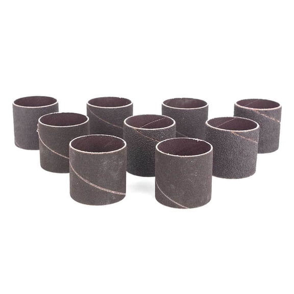 American General Tool Sanding Drum Sleeves 50 Grit Aluminum Oxide 9 Pack 1-1/2 Inch Diameter