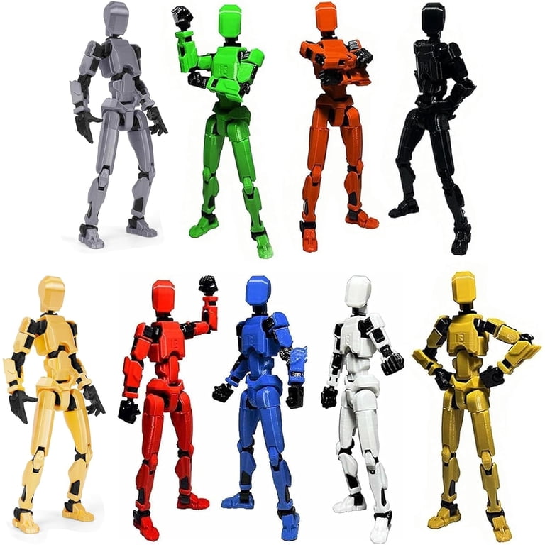 ENZZROA, Action Figures, Multi-Jointed Movable, 9PCS - Walmart.com