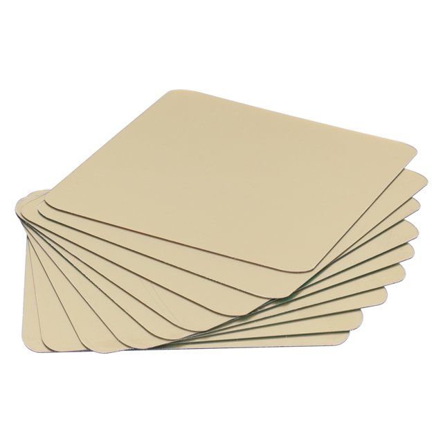 9PCS/Bag Squares Mirror Wall Sticker Removable DIY Wall Decal Home