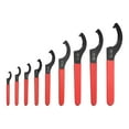 thumbnail image 1 of 9PCS C Hook Spanner Wrench 22-26/28-32/34-36/38-42/45-52/55-62/68-72/78-85/100-110 Nut Shock Wrench Steel Chuck Nut With Blue Non-slip Handle for Lathe Clamping, 1 of 6