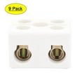 thumbnail image 1 of 9PCS Cable Connector 2 Position 2 Row Ceramic Terminal Block 220V 30A, 1 of 4