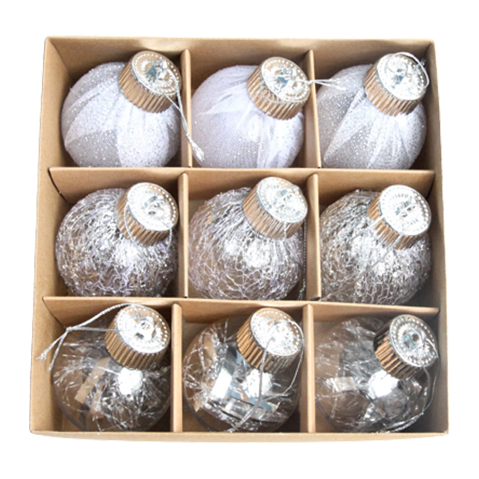 9PCS Christmas Ornaments 2024 Family Christmas Ornaments 2024 9 PCS 6Cm